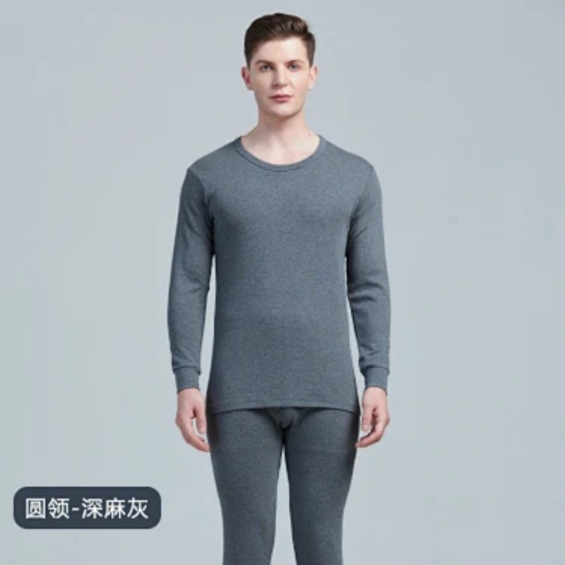 Men Mid Collar Pure Cotton The - Thermal Long John ulasan dan harga