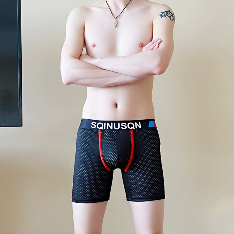 Men's Ice Silk Mesh Boxer Brie - Mesh Sport Boxer ulasan dan harga