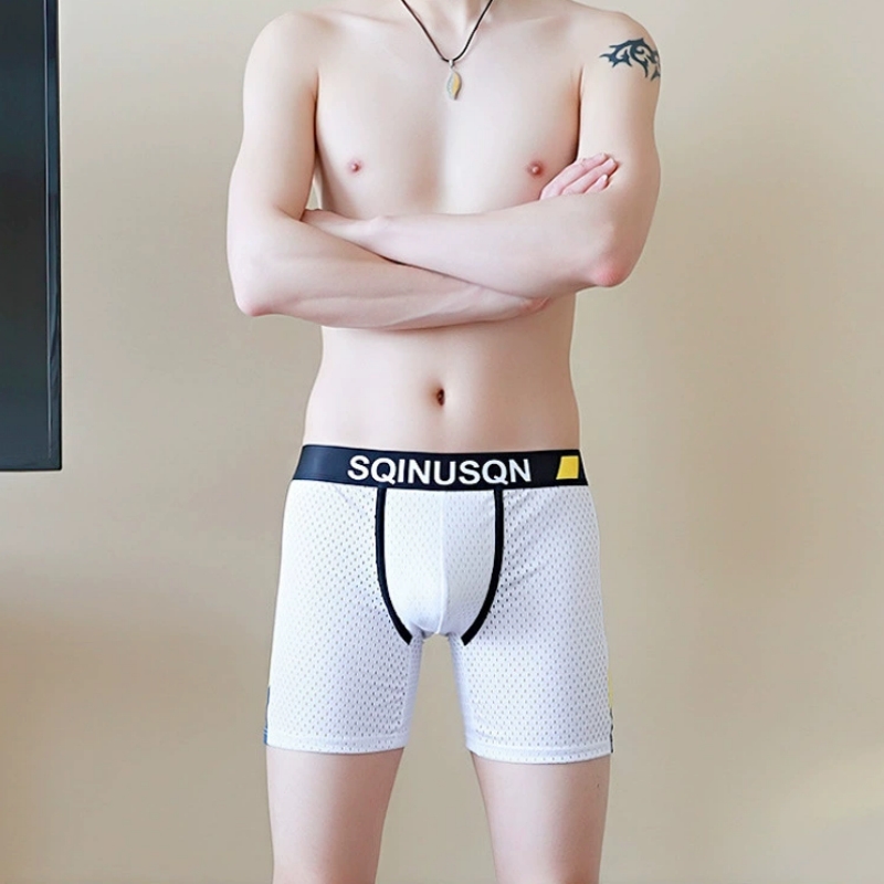 Men's Ice Silk Mesh Boxer Brie - Mesh Sport Boxer ulasan dan harga