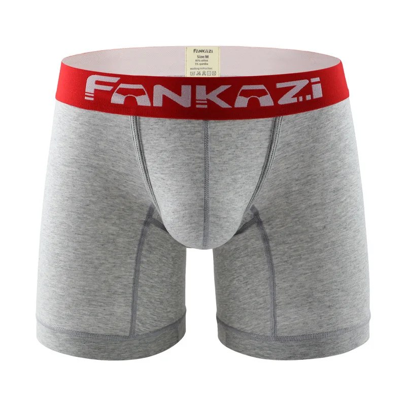 Men's Bulge Boxy Underwear Cot - Long Leg Trunk Men ulasan dan harga