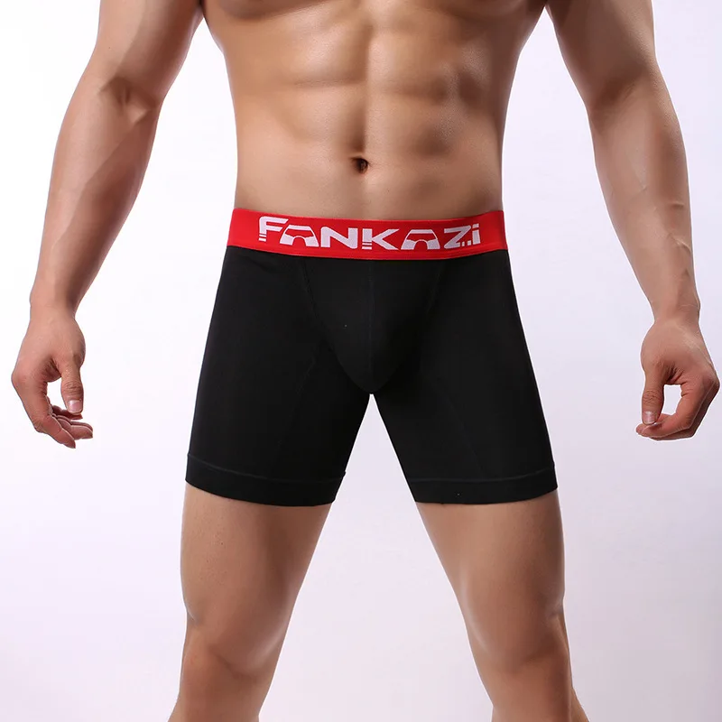 Men's Bulge Boxy Underwear Cot - Long Leg Trunk Men ulasan dan harga