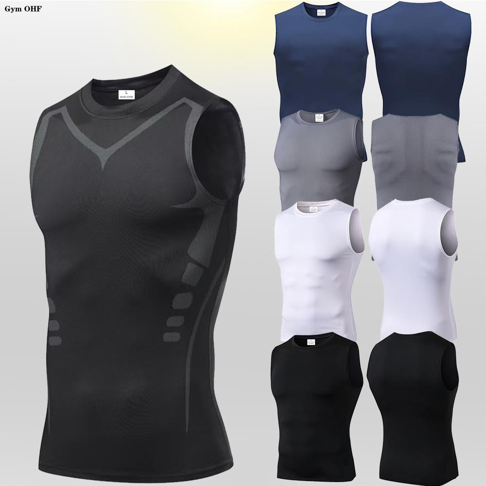 Men's Compression Tank Tops Gy - Sleeveless Undershirt ulasan dan harga