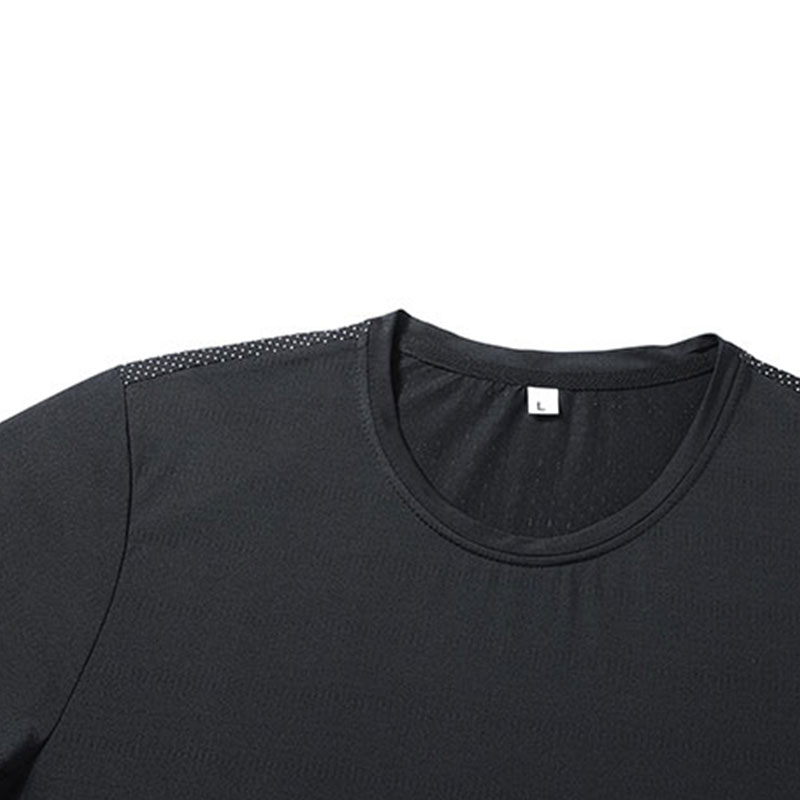 Men Summer Sports T-shirt Quic - T Shirt Tight Fit ulasan dan harga