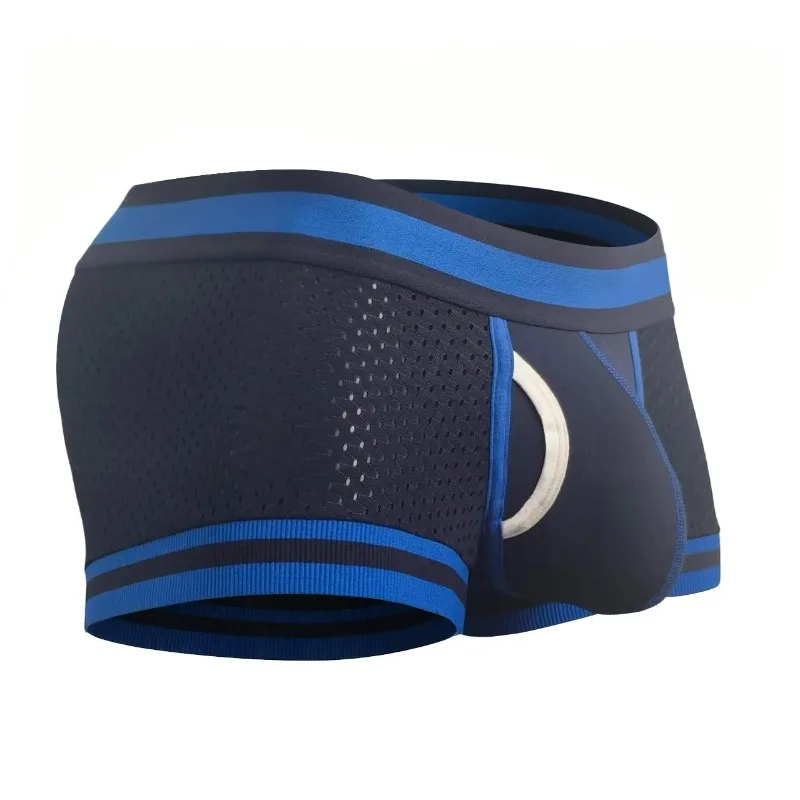 Summer Men Mesh Boxer Briefs U - Mesh Sport Boxer ulasan dan harga
