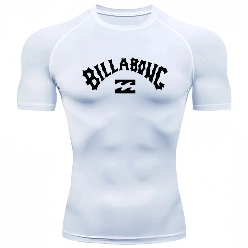 Male UV Protection Tights Rash - T Shirt Tight Fit ulasan dan harga
